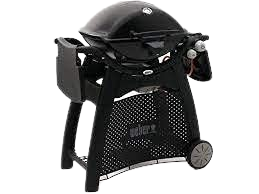 Weber Q3200 Gas Grill – High-Performance 2-Burner LPG BBQ with Side Tables, Built-In Thermometer & Electric Ignition (Black)