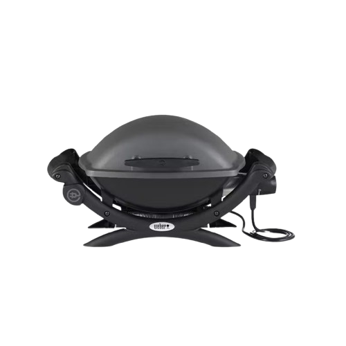 Weber Q1400 Electric Grill – Compact & Powerful Outdoor Electric BBQ with Cast Iron Grates & Temperature Control (Ideal for Apartments & Balconies)