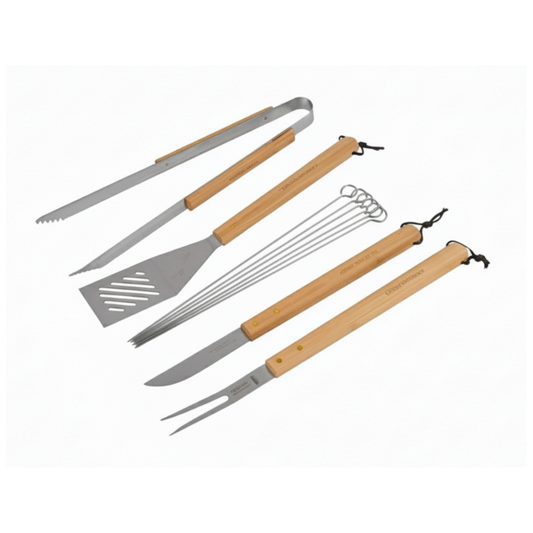 Campingaz BBQ Utensil Kit Textile Case X5 Pcs