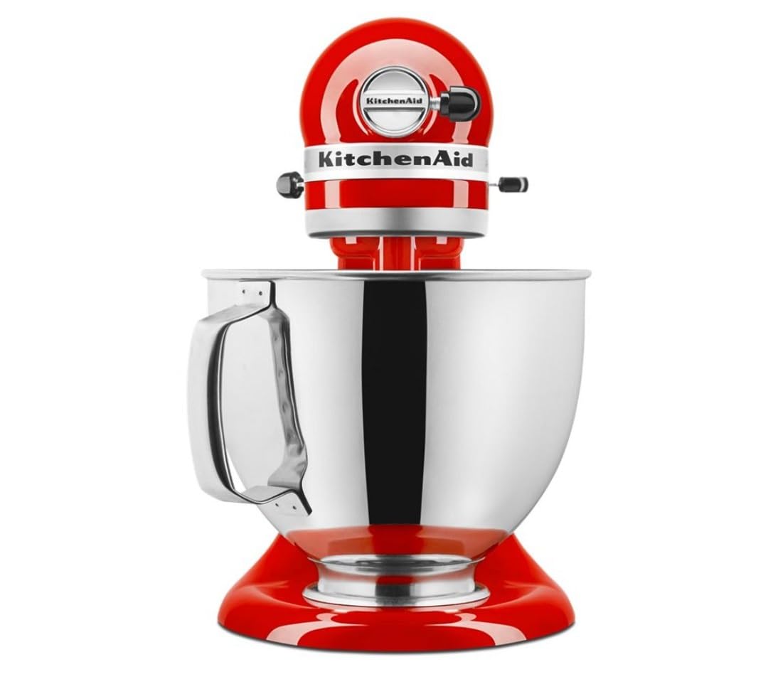 KitchenAid Artisan 4.8L Tilt-Head Stand Mixer – Hot Sauce Red | Powerful Baking & Dough Mixer for Home & Professional Kitchens