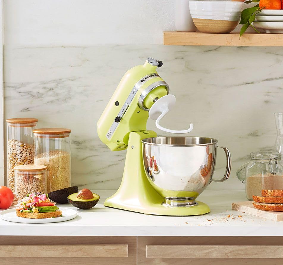 KitchenAid Artisan 4.8L Tilt-Head Stand Mixer – Kyoto Glow Green | Vibrant Baking, Dough & Cake Mixer for Home & Professional Use