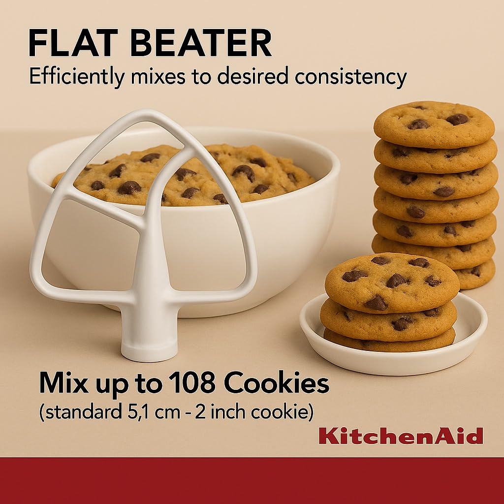 KitchenAid Artisan 4.8L Tilt-Head Stand Mixer – Hot Sauce Red | Powerful Baking & Dough Mixer for Home & Professional Kitchens