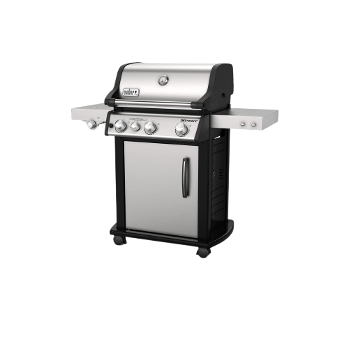 Weber Spirit SP-335 Premium Stainless Steel 3-Burner Gas Grill – Outdoor BBQ with Sear Station, Side Burner & Built-In Thermometer, Fast Delivery & Premium Service in India