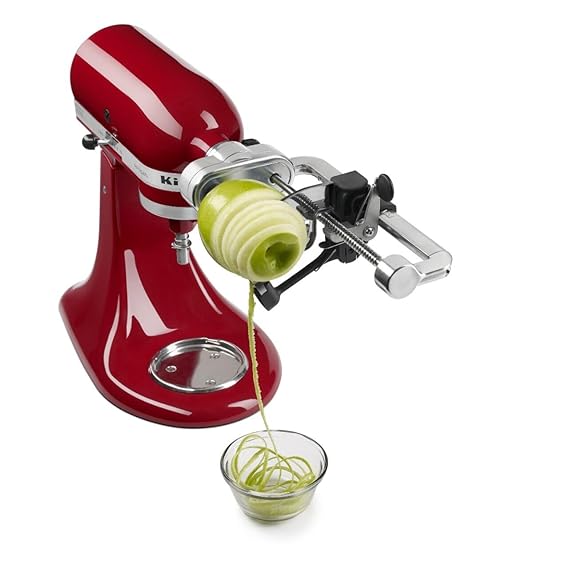 KitchenAid KSM1APC Spiralizer Attachment, 1 Silver