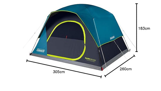 Coleman Dark Room SkyDome 6 Person Dome Tent