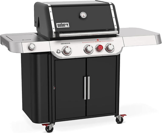 Weber Genesis E-335 Gas Grill – 3-Burner Premium BBQ with Sear Zone & Side Burner