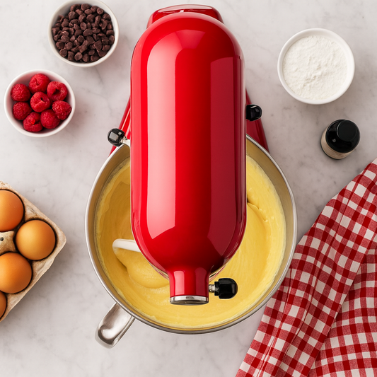 KitchenAid Artisan 4.8L Tilt-Head Stand Mixer – Candy Apple Red | Premium Baking, Dough & Cake Mixer for Home & Professional Use