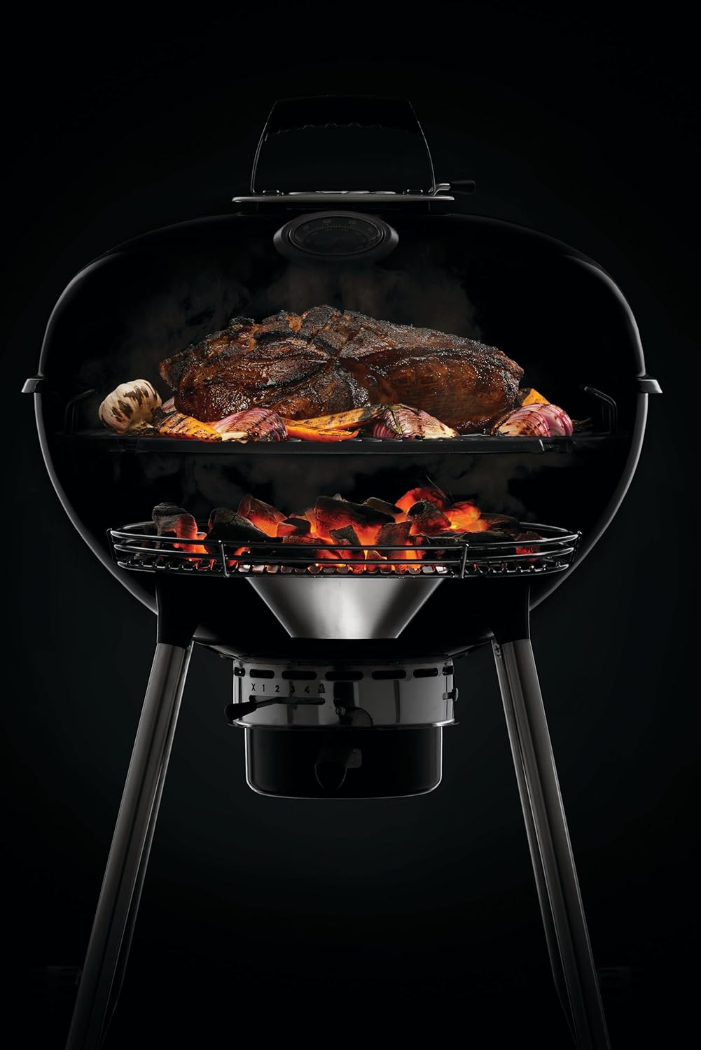Napoleon 22-Inch Charcoal Kettle Grill - NK22K-LEG-3 - Black
