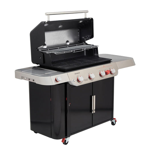 Weber Genesis E-435 Gas Grill – 4 Burners, Extra-Large Sear Zone, Side Burner & Expandable Top Cooking Grate | Outdoor Premium BBQ ;LPG Grill