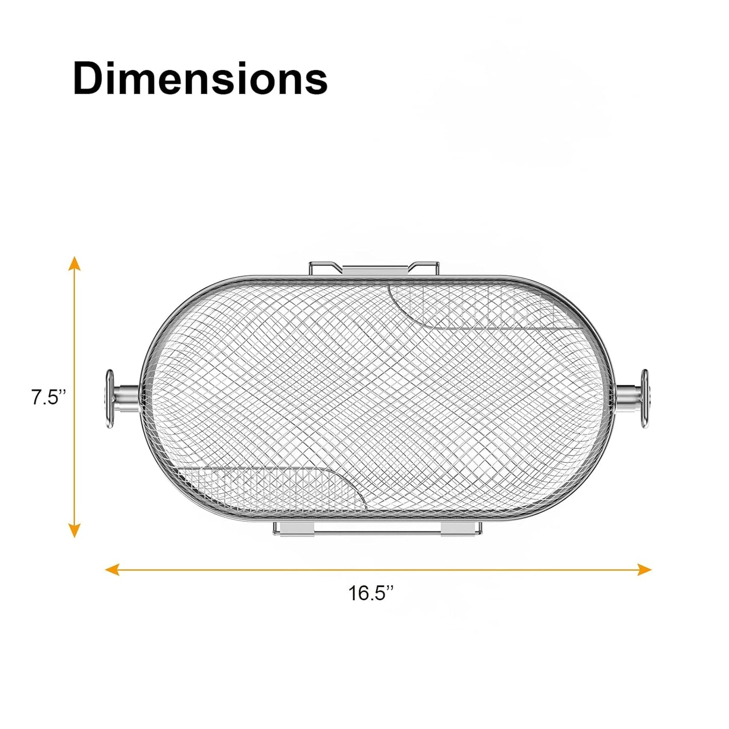 Napoleon Rotisserie Grill Basket Stainless Steel. Bangalore, India