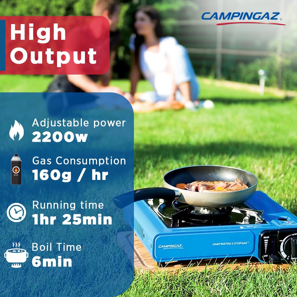 Campingaz Camp Bistro Camping Stove with Gas Cartridge - Pc 4