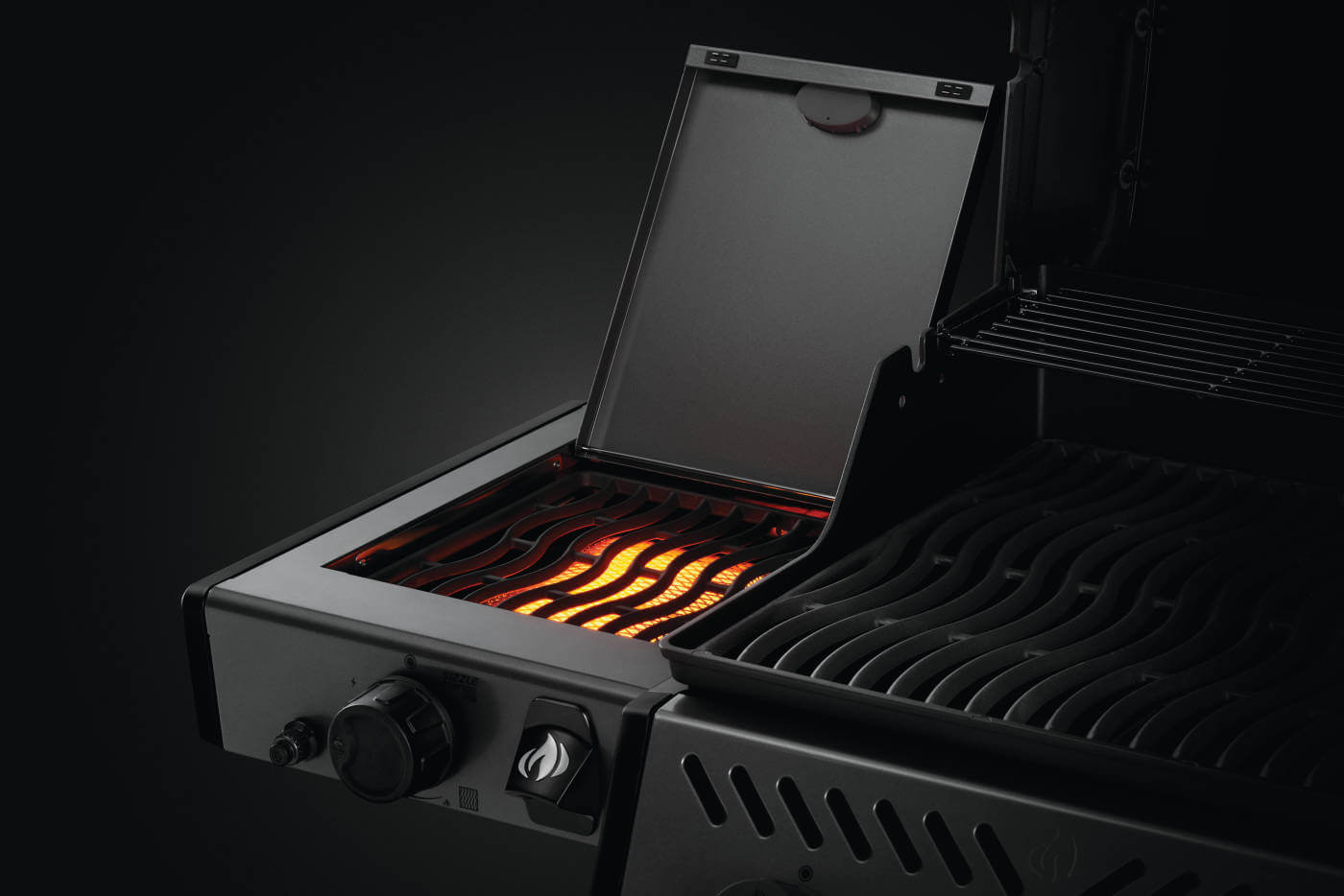 Napoleon RCF F425SIBPGT Freestyle 425 LPG Grill with Infrared Side Burner, Graphite Grey