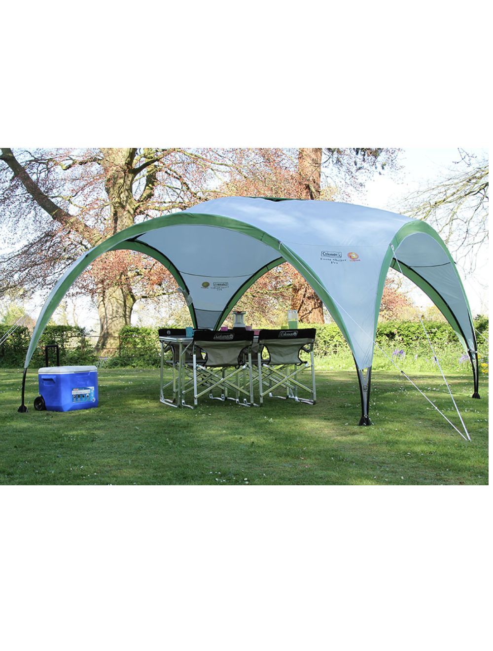 Coleman Event Shelter Pro 3.65 x 3.65 m – Waterproof UVGuard™ Sun Shelter with Steel Poles & Easy Setup | Outdoor Camping, Garden & Event Canopy