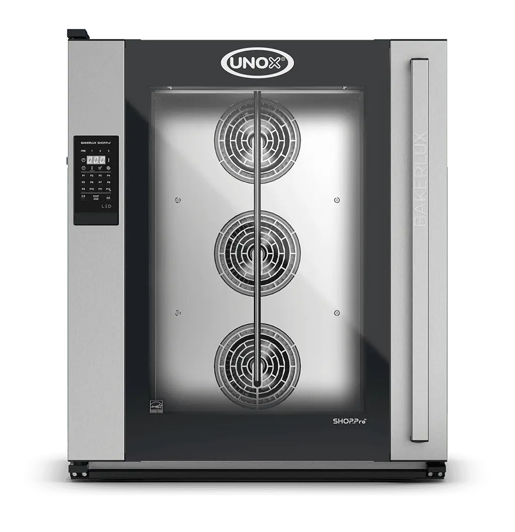UNOX BAKERLUX SHOP.Pro LED Camilla.Matic XEFR-10EU-ELRV Commercial Convection Oven | 10 Tray 600×400 | Humidity Control | Right Door | AIR.Plus, DRY.Plus & STEAM.Plus | Professional Bakery, Café & Restaurant Oven