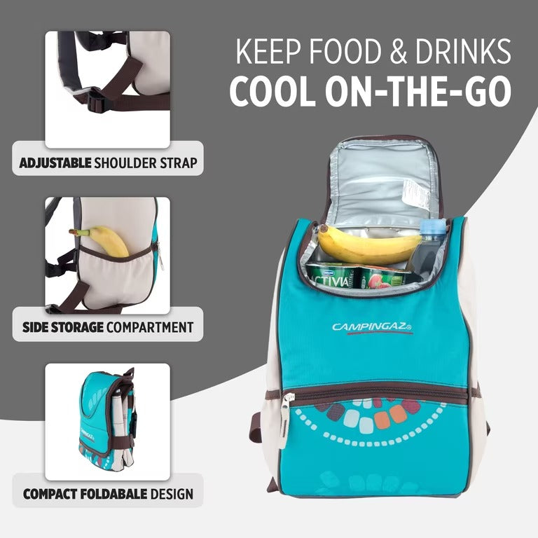 Campingaz Ethnic MiniMaxi 9L Soft Cooler Backpack Retention 9 Hrs