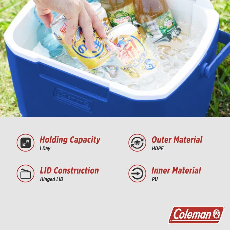 Coleman 30QT Excursion Cooler Blue