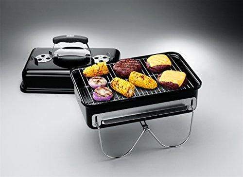 Weber Go-Anywhere Charcoal Grill – Portable BBQ for Travel, Camping & Balcony Use