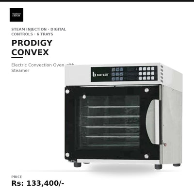 Butler Prodigy Convex Electric Convection Oven with Steamer