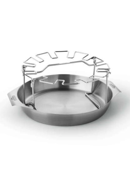 Napoleon Chicken Leg Rack (56032) | 12 Slots | Foldable Stainless Steel | Upright Cooking | Crispier Skin | For All Napoleon Grills | Chicken Wings & Legs