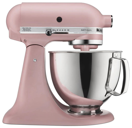 KitchenAid Artisan 4.8L Tilt Head Stand Mixer – Dried Rose