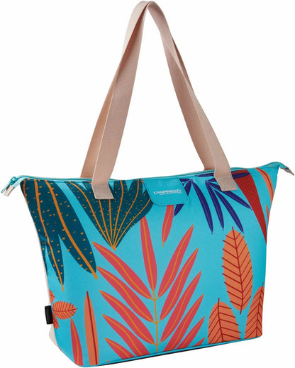 Campingaz 15L MiniMaxi  Soft Cooler Bag Insulated Shopping Bag 15 Litre Up to 7 Hours Cooling Grocery & Picnic Use Ethnic Print