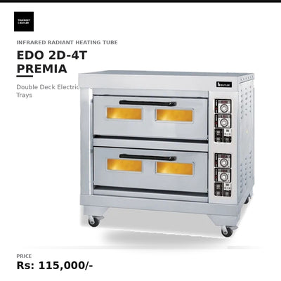 Butler EDO 2D-4T Premia Double Deck Electric Oven - 4 Trays