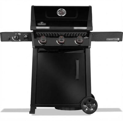 Napoleon Freestyle 365DSBPK 3 Burner LPG Gas Grill with Flame Side Burner –  Black