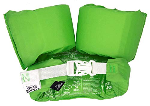 Coleman Puddle Jumper Life Jacket | Child Safety Float Vest | For Kids 2-6 Years / 15-30 Kg | Adjustable Buckle | Supervised Swimming | Green