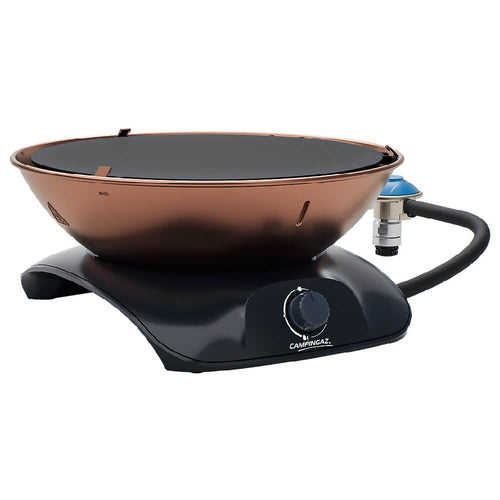 Campingaz All-in-One Camping Stove & Grill | Multi-Cook System with Griddle, Grid & Pan Support | Portable Outdoor BBQ | Camping & Picnic Cooking Use | Black
