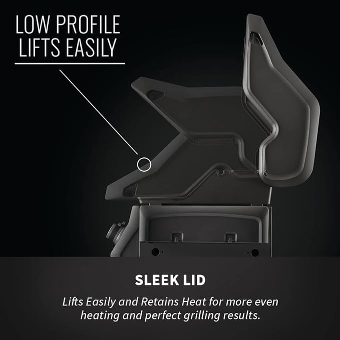 Napoleon Rouge 425 LPG Gas Grill, Black - R425PK-1-RC With Three Burners