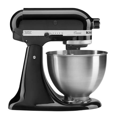 KitchenAid 4.3L Classic Tilt Head Stand Mixer Onyx Black