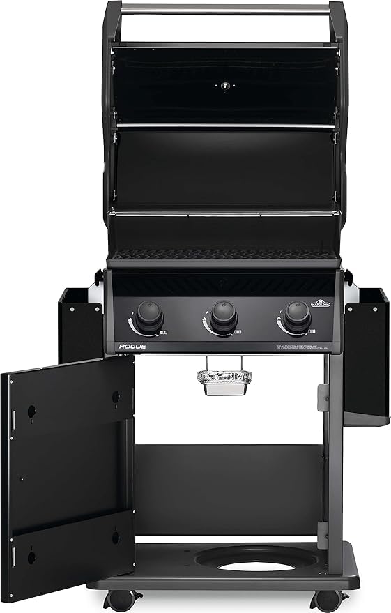 Napoleon Rouge 425 LPG Gas Grill, Black - R425PK-1-RC With Three Burners