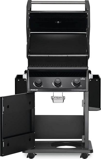 Napoleon Rouge 425 LPG Gas Grill, Black - R425PK-1-RC With Three Burners