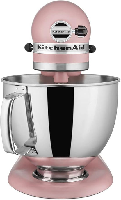 KitchenAid Artisan 4.8L Stand Mixer – Dried Rose | Tilt-Head Design, 10-Speed, Dough, Cake, Baking & Mixing Machine for Home & Professional Kitchens