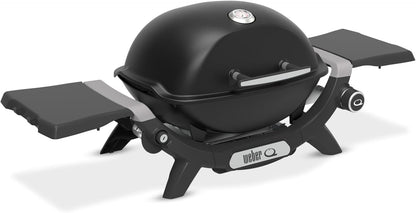 Weber Q 1200 Portable Gas Grill (Model 1501205) – Compact LPG BBQ Grill with Porcelain-Enameled Cast Iron Grates