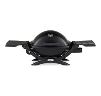 Weber Q2200 Portable Gas Grill | 12,000 BTU | 280 sq in | Split Cast-Iron Grates | Electronic Ignition | For 4-5 People | Black | LPG