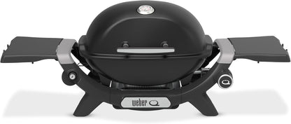 Weber Q 1200 Portable Gas Grill (Model 1501205) – Compact LPG BBQ Grill with Porcelain-Enameled Cast Iron Grates