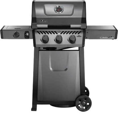 Napoleon Freestyle 365 - F365DSBPGT-ECP - Graphite, Porcelain Enamel & Stainless, 3 Burner, Range Side Burner, Cast Iron Cooking Grids. Bangalore , India