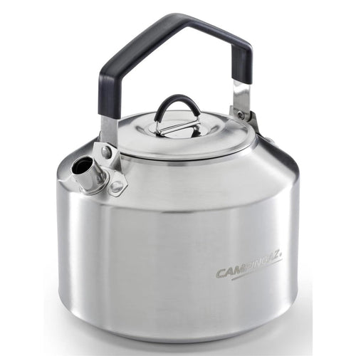 Campingaz Stainless Steel Camping Kettle | Durable Lightweight Design | 1.5L Capacity | Tea & Coffee for Camping & Outdoor Use | Stainless Steel Finish