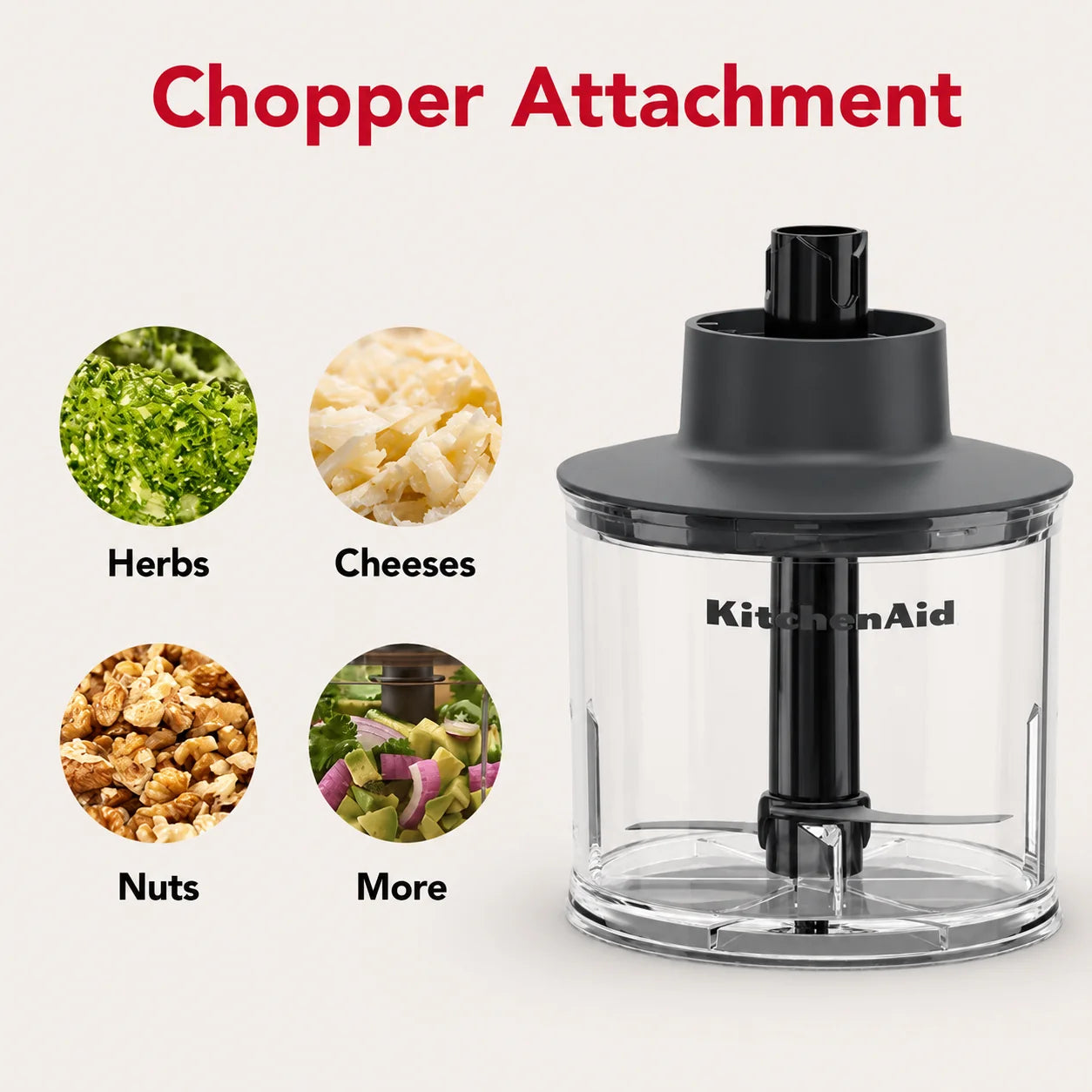 KitchenAid Go Cordless Hand Blender Complete Set– Black Matte (With Rechargeable Battery)