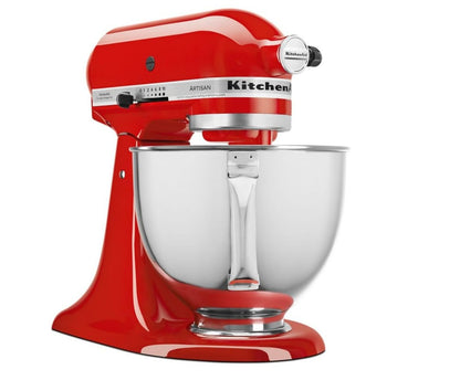 KitchenAid Artisan 4.8L Tilt-Head Stand Mixer – Hot Sauce Red | Powerful Baking & Dough Mixer for Home & Professional Kitchens