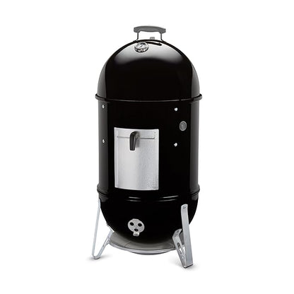 Weber Smokey Mountain Cooker 57cm – Charcoal BBQ Smoker for Low & Slow Cooking, Outdoor Smoking & Authentic BBQ Flavour