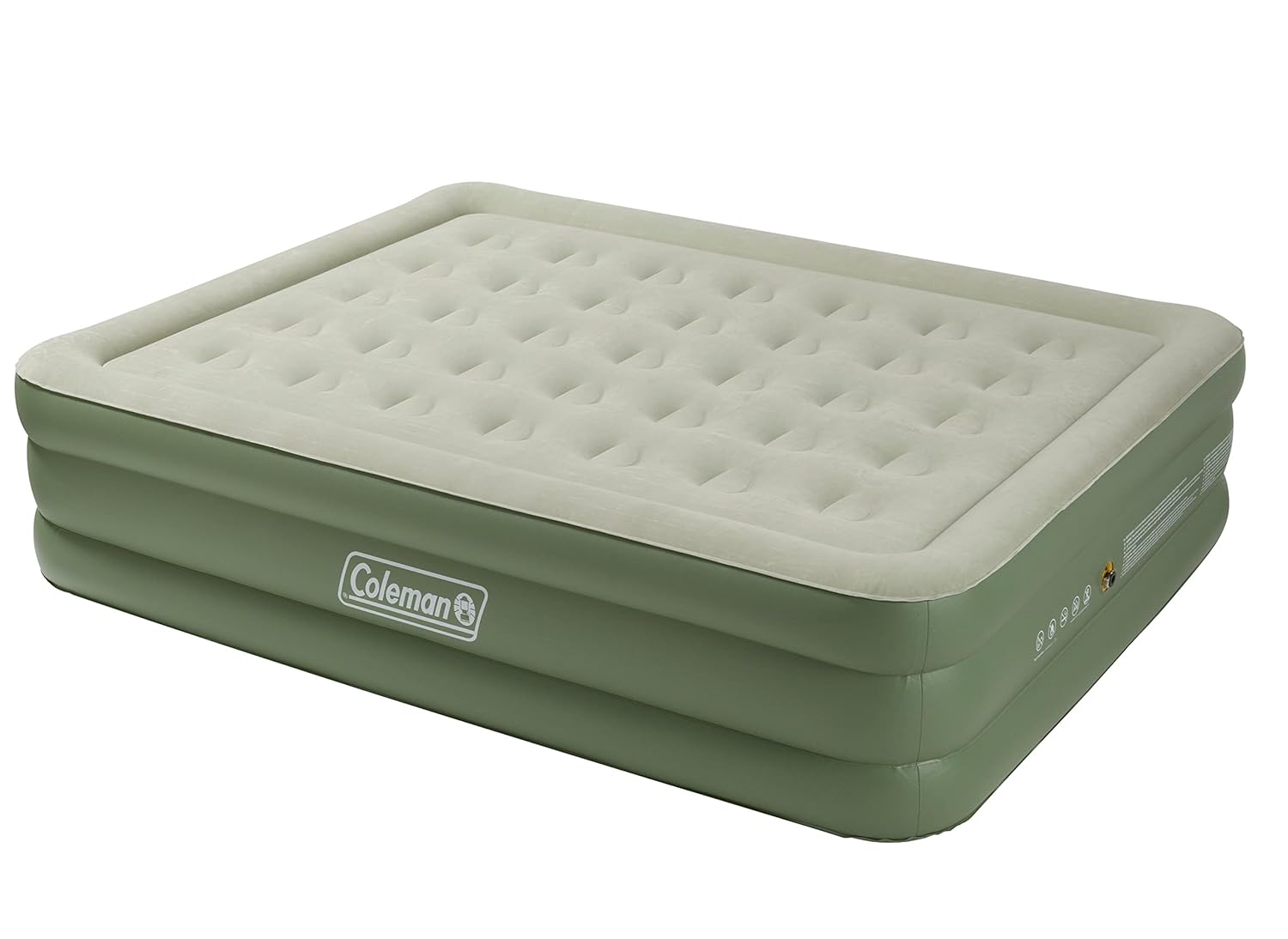 Coleman Inflatable Airbed for Indoor and Outdoor Use Green – QR4Life