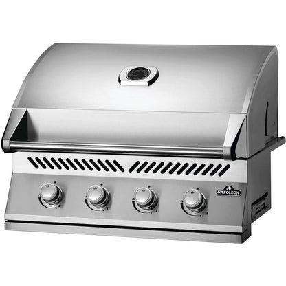 Napoleon BI32PSS Built-In 500 Series Gas Grill Head | 4 Burners | 48,000 BTU | 531 sq in | WAVE Grids | Stainless Steel | 32-Inch Outdoor Kitchen