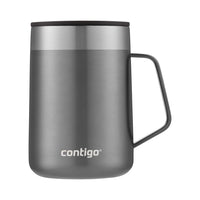 Contigo | Streeterville Desk Mug | Insulated Coffee Mug (Up to 5 Hours) | 420 ML | Office & Travel Use | Black