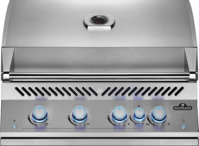 Napoleon Built-In 700 Series 32" LPG Gas Grill with Infrared Rear Burner, 4 Main Burners (BIG32RBPSS-1-RC)