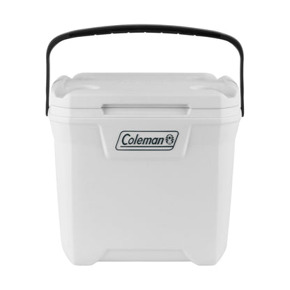 Coleman 28 QT Marine Cooler (26.4 Liter) - 39 Cans And Ice Retention - 3 day /BPA Free Material (White)