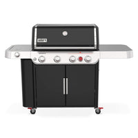Weber Genesis E-435 Gas Grill | 4 Burners | Extra-Large Sear Zone | Side Burner | Expandable Top Grate | iGrill Compatible | For 8-10 People | LPG