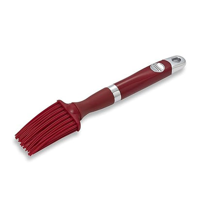 KitchenAid Professional Silicone Basting Brush | Heat-Resistant to 260°C | No Bristle Shedding | Non-Stick Safe | Dishwasher-Safe | Empire Red