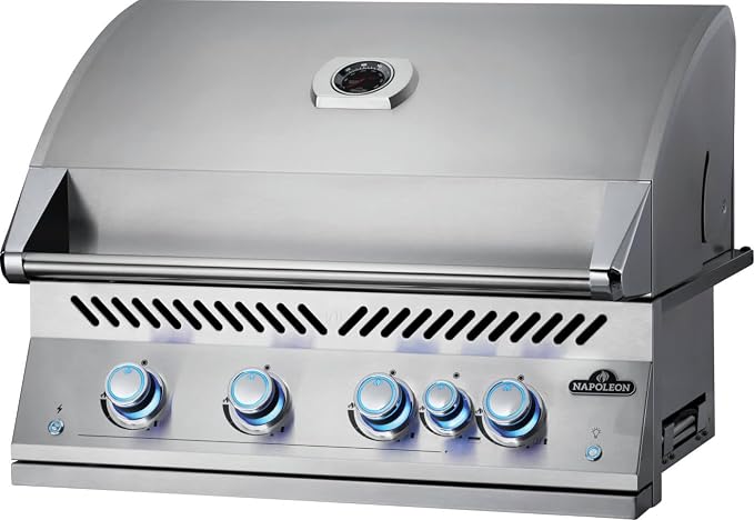 Napoleon Built-In 700 Series 32" LPG Gas Grill with Infrared Rear Burner, 4 Main Burners (BIG32RBPSS-1-RC)